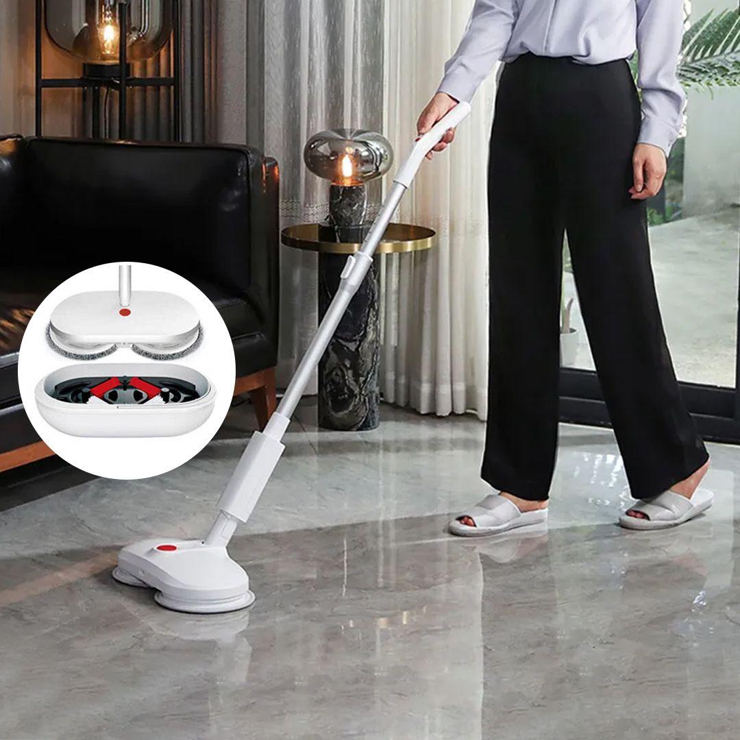 Microfiber Electric Cordless Spray Mop with Automatic Cleaning Bucket