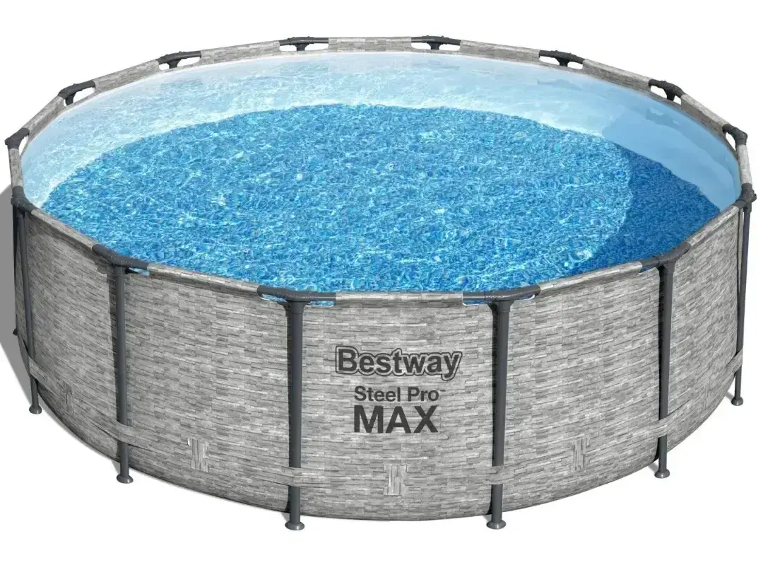 BESTWAY 4.27M X 1.22M POOL SET (Contents:Pool, Filter Pump(220-240V), Ladder, Cover, Compatible with Cartridge 58094(II)220-240V) 