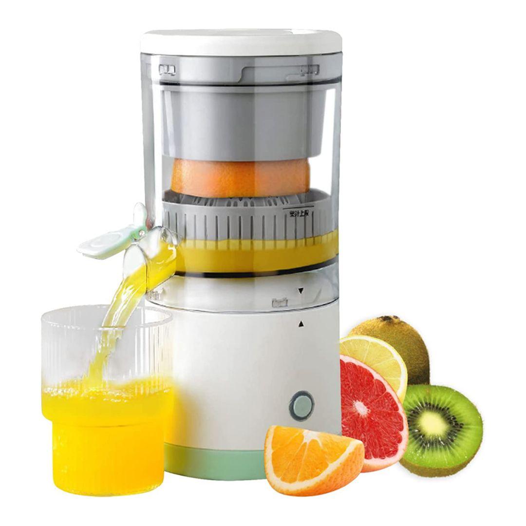 Hands-free Rechargeable Portable 45W Electric Citrus Juicer with USB and Cleaning Brush