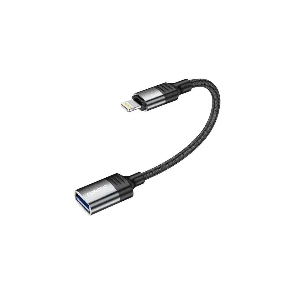 Porodo Lightning OTG Wire for Fast File Transfer