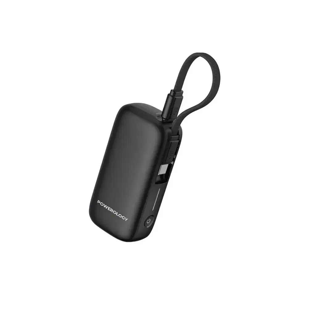 Powerology PPBCHA65 5000mAh Power Bank with USB-C and USB-A port
