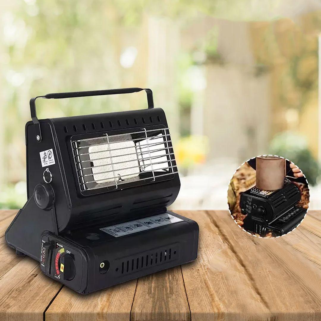 2-in-1 Portable Heater and Heater with Rotating Handle for Camping