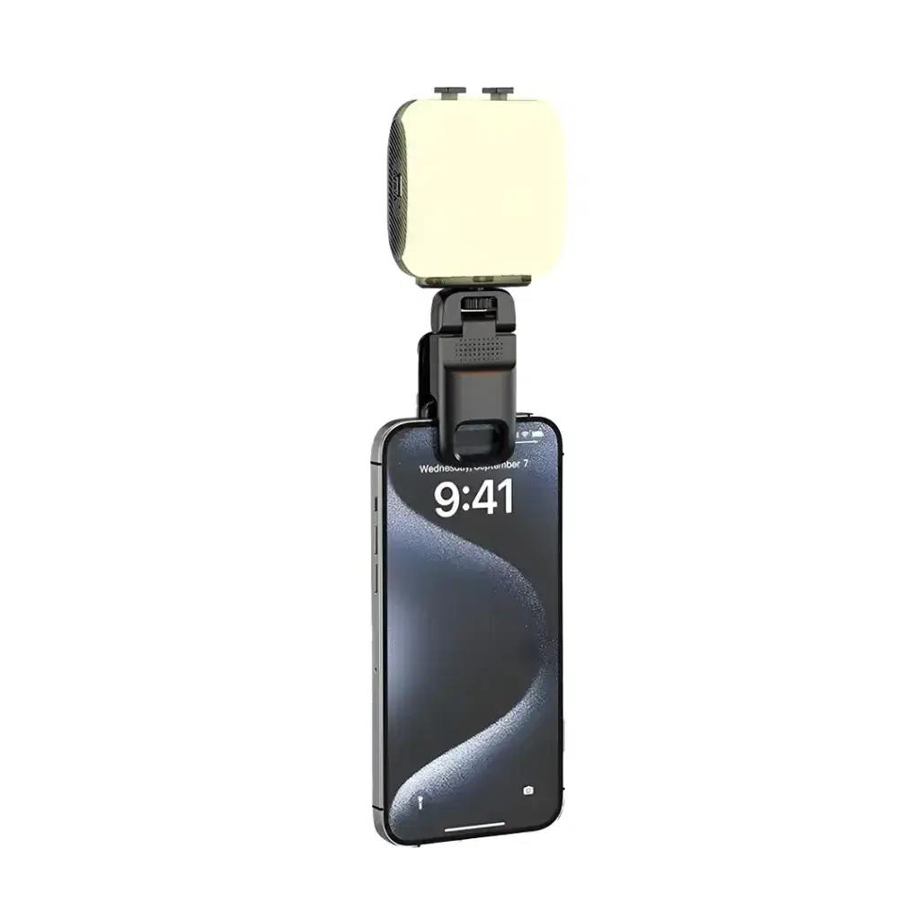 Porodo PD-LFST062-BK Lifestyle Clip-On Fill Light 