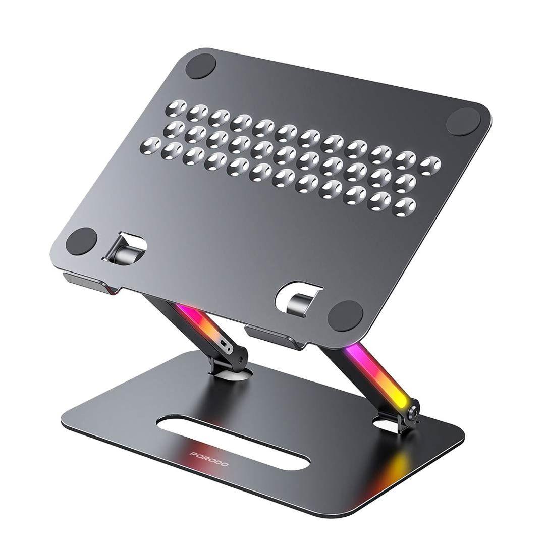 Porodo PD-LFST050-GY 17.3"" Aluminum Laptop Stand 