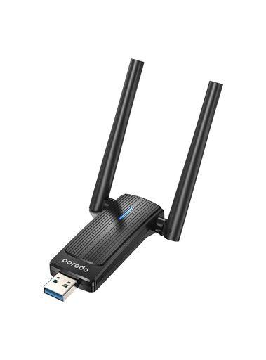 Porodo PD-WD6ACE-BK Dual-Band Wi-Fi 6 Flash Drive