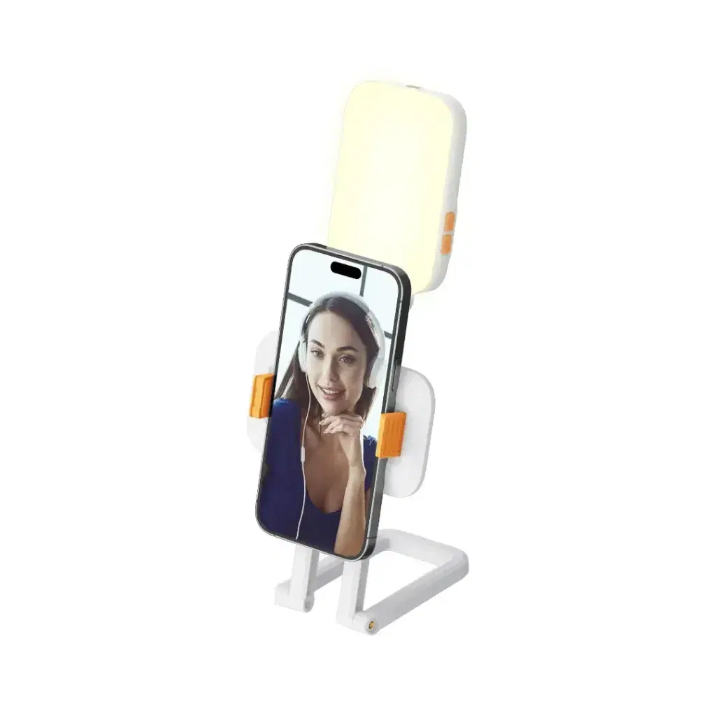 Porodo PD-LFST062-BK Lifestyle Phone Stand Fill Light