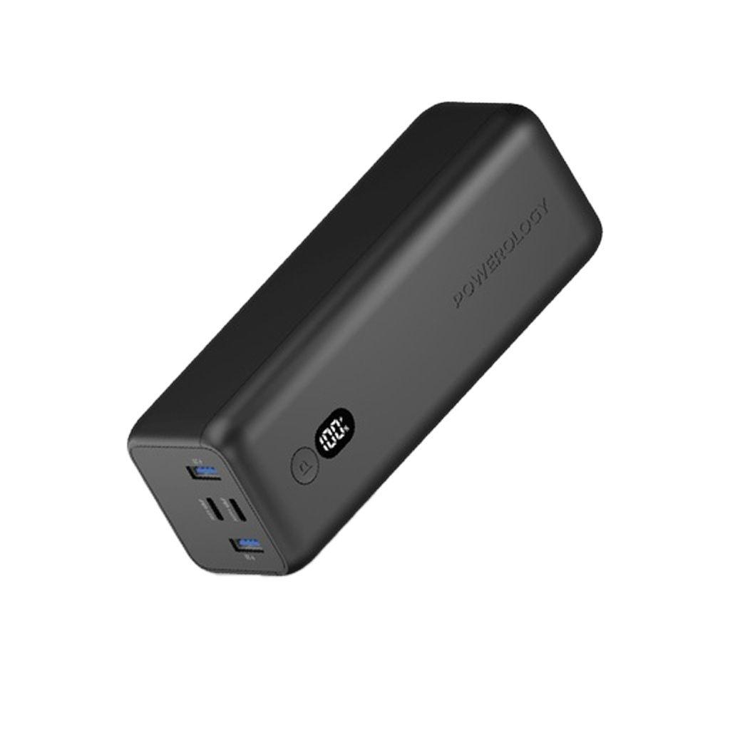 Powerology PPBCHA20 Onyx 30000mAh Dual USB-C Power Bank