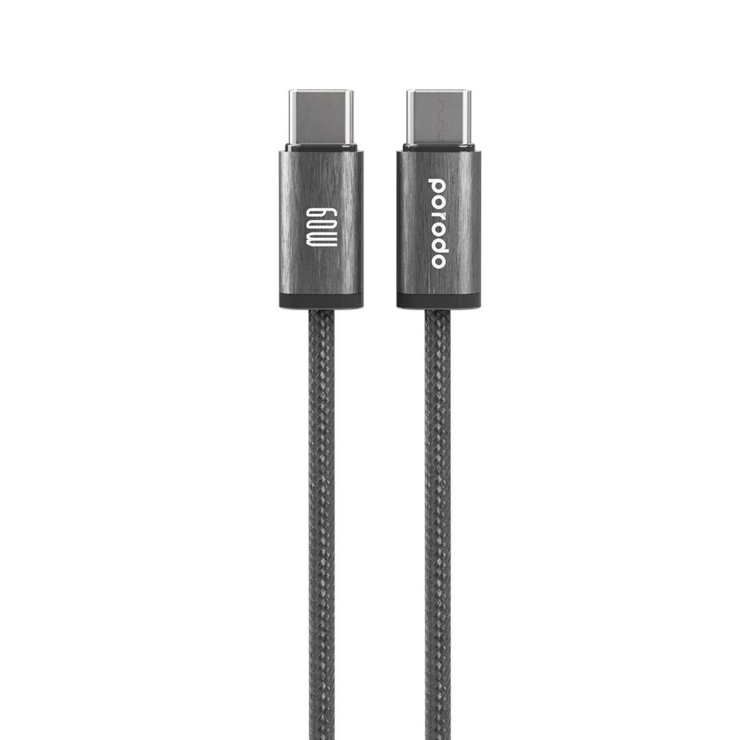 Porodo Type-C to Type-C Cable with 60W Fast Charging