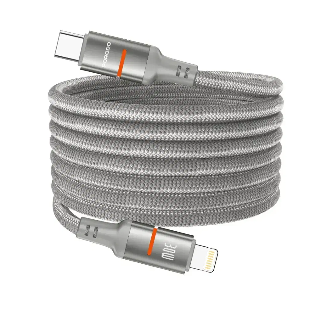 كيبل مغناطيسي من بورودو من USB-C إلى Lightning