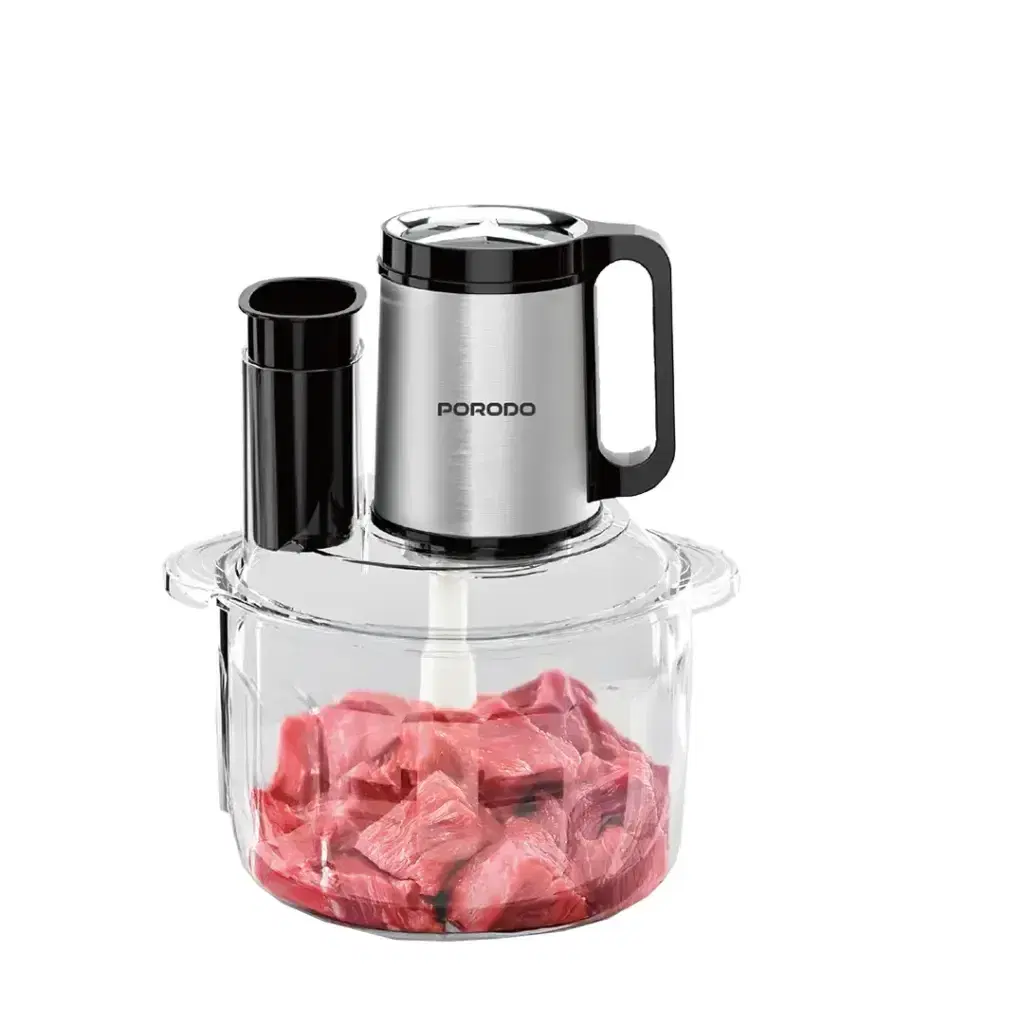 Porodo PD-LFST044 Lifestyle Meat Chopper Food Processor With a 600-watt, 5 liters