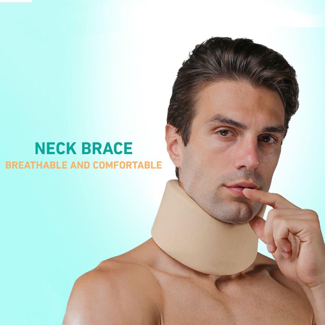 High Quality density sponge Cervical Collar Neck Support Brace Pain Relief belt travel pillow