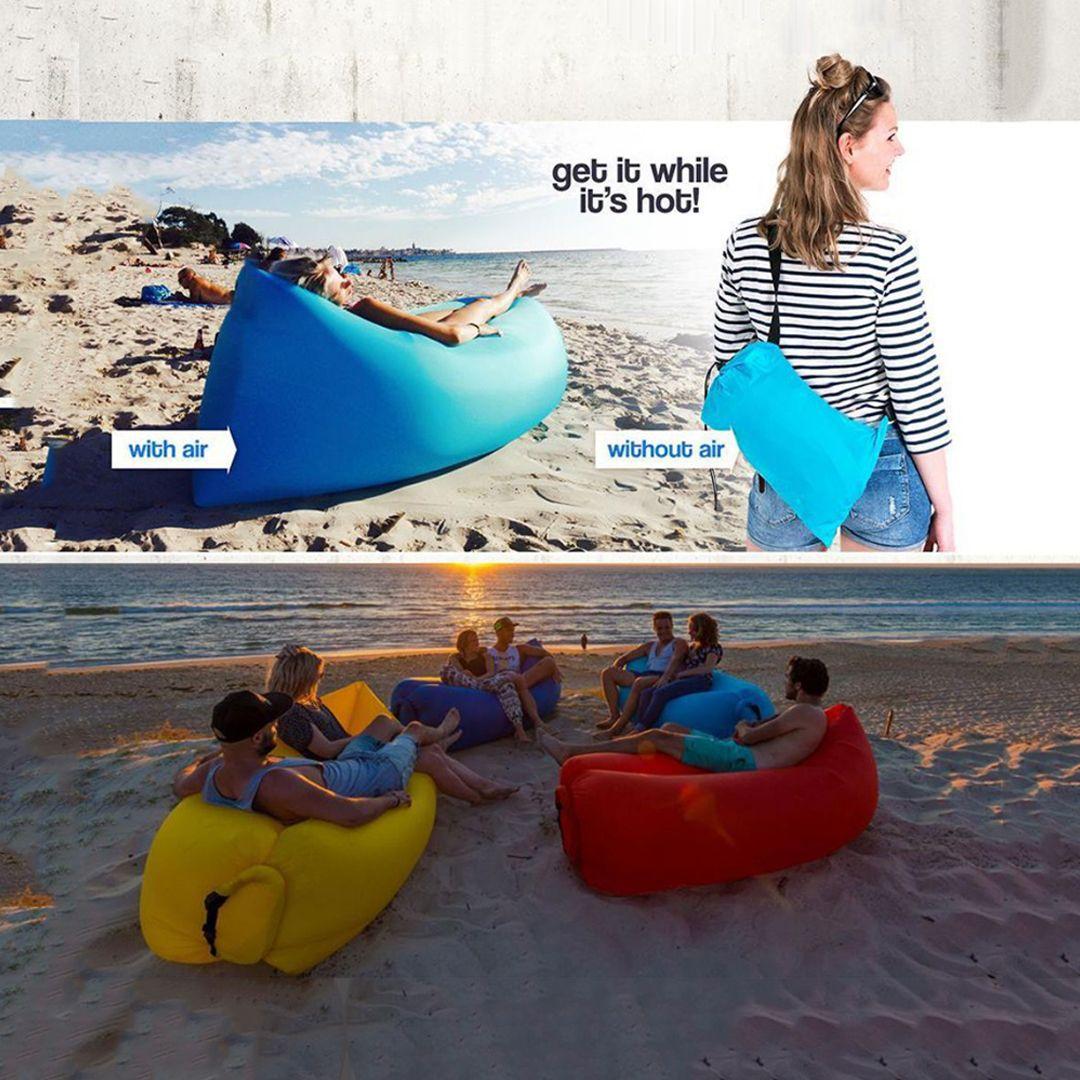 Foldable Air Sofa Inflatable Loungers Couch Sleeping Bed