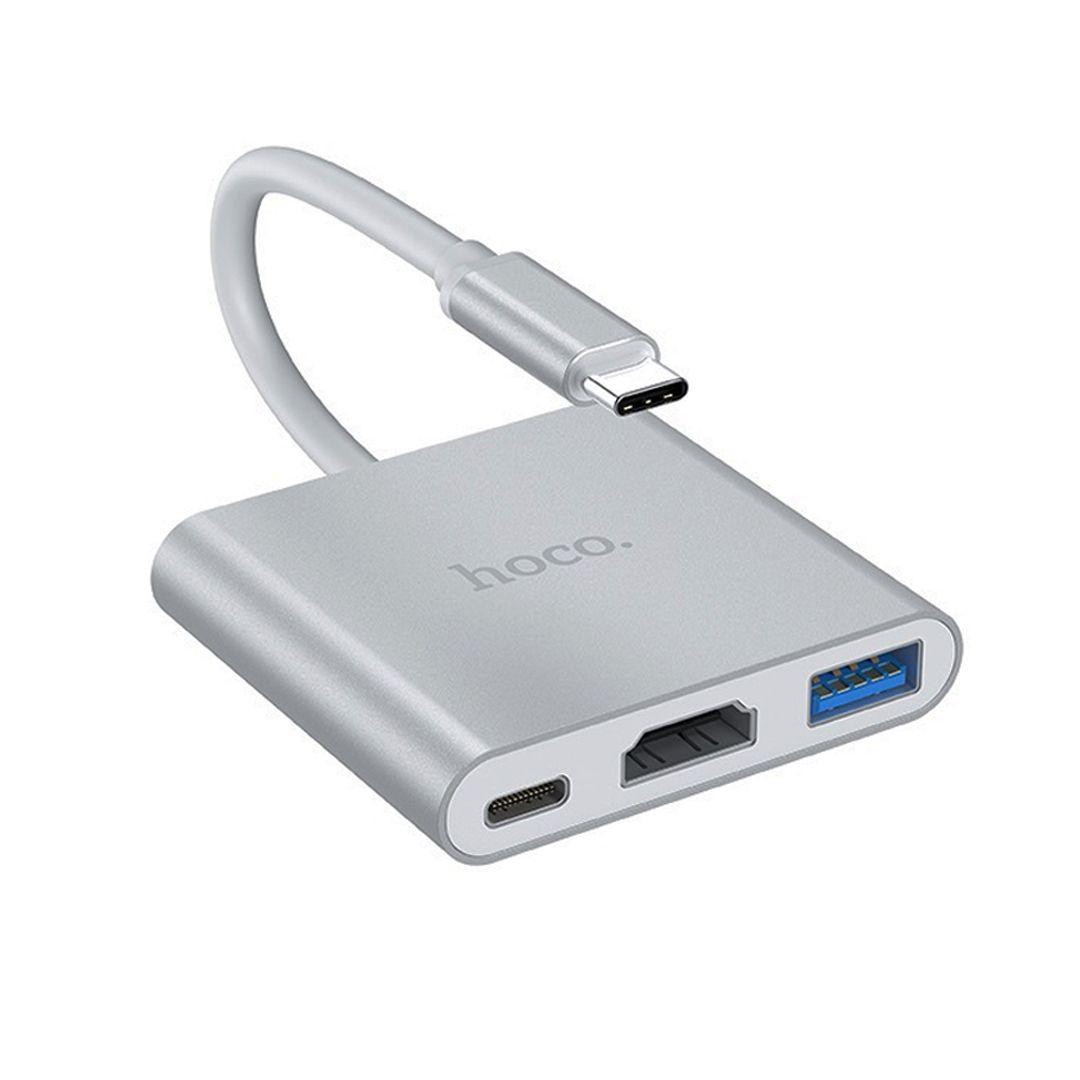 Hoco Type-C hub “HB14 Easy use” USB3.0+HDMI+PD 