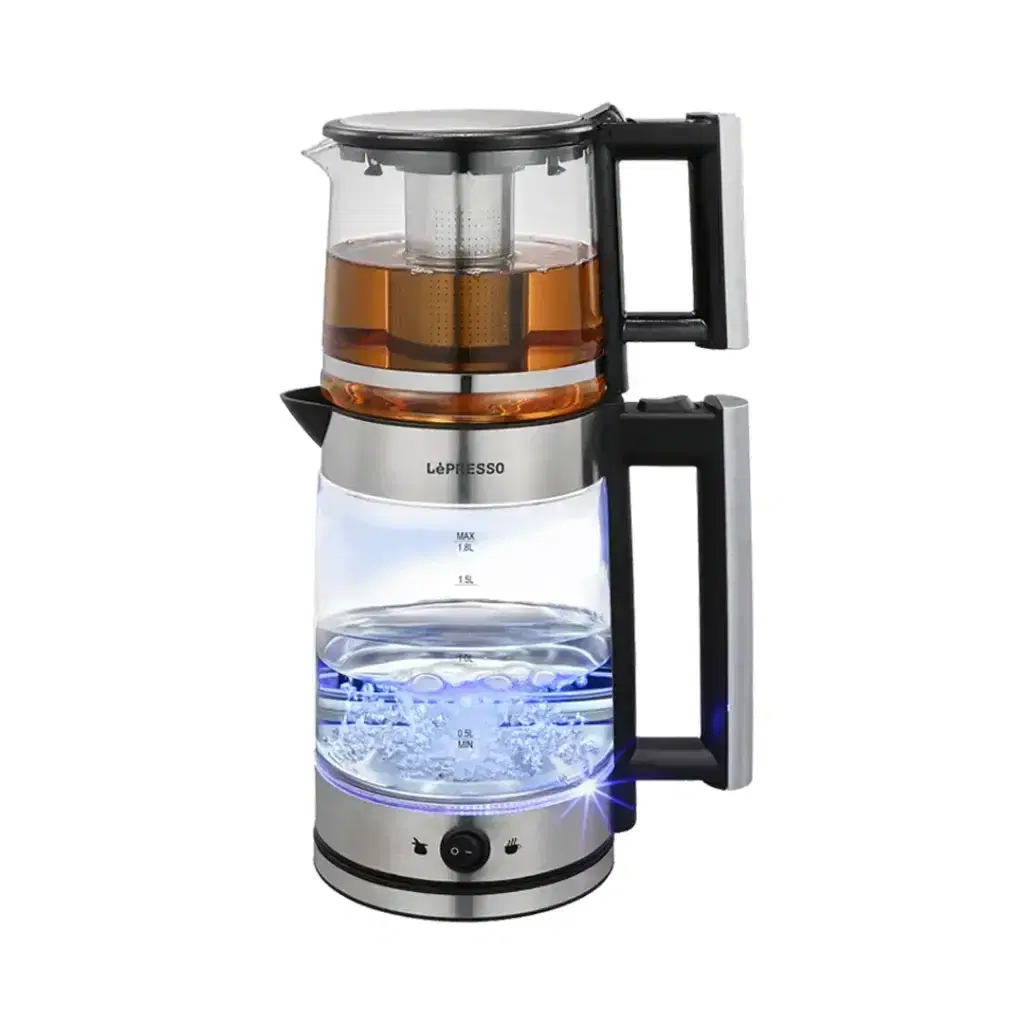 Lepresso LPCFFM0020 Turkish Glass Kettle 1.8L 