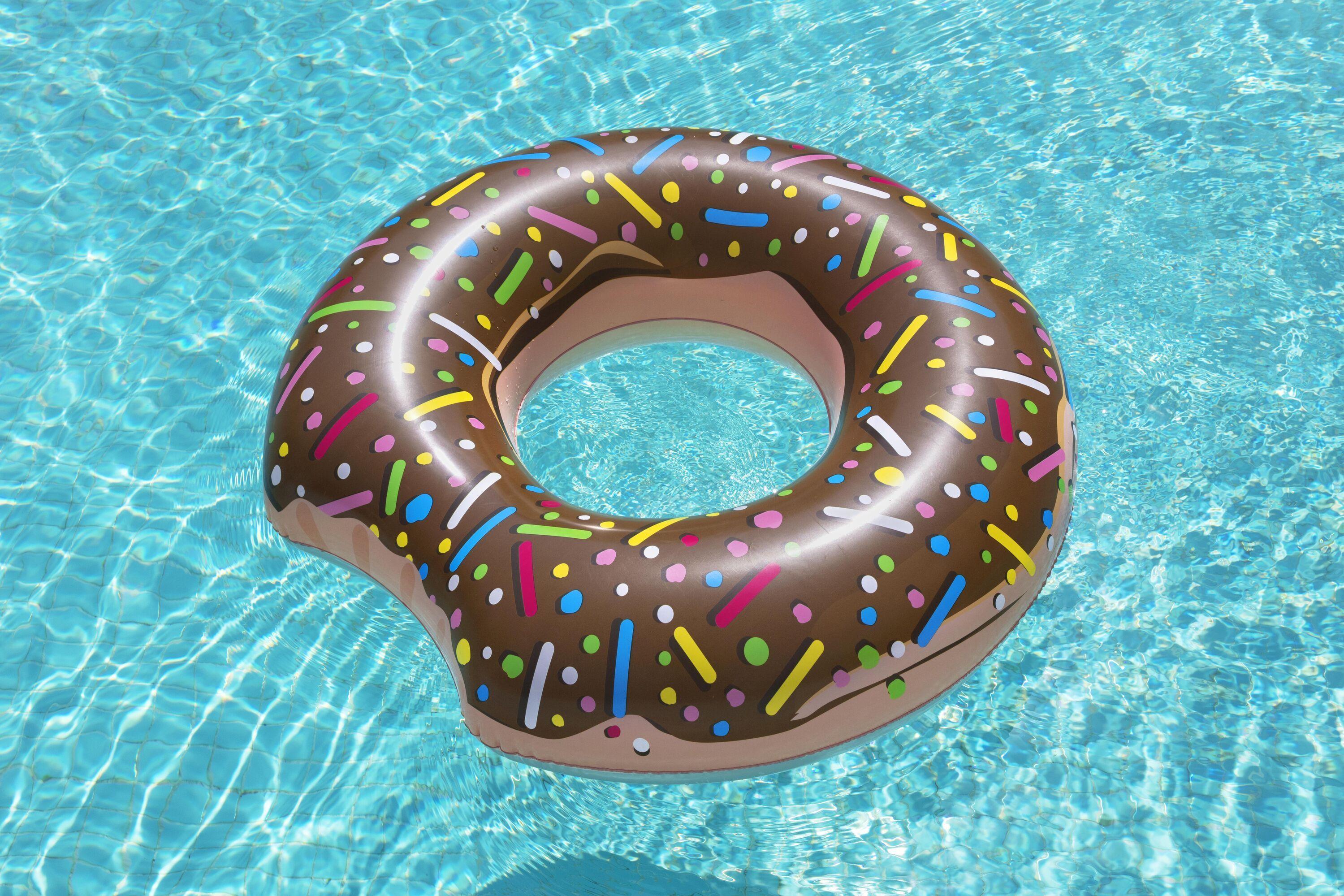 BESTWAY Φ1.07M DONUT RING (Contents: One swim ring, heavy-duty repair patch) Age 12+