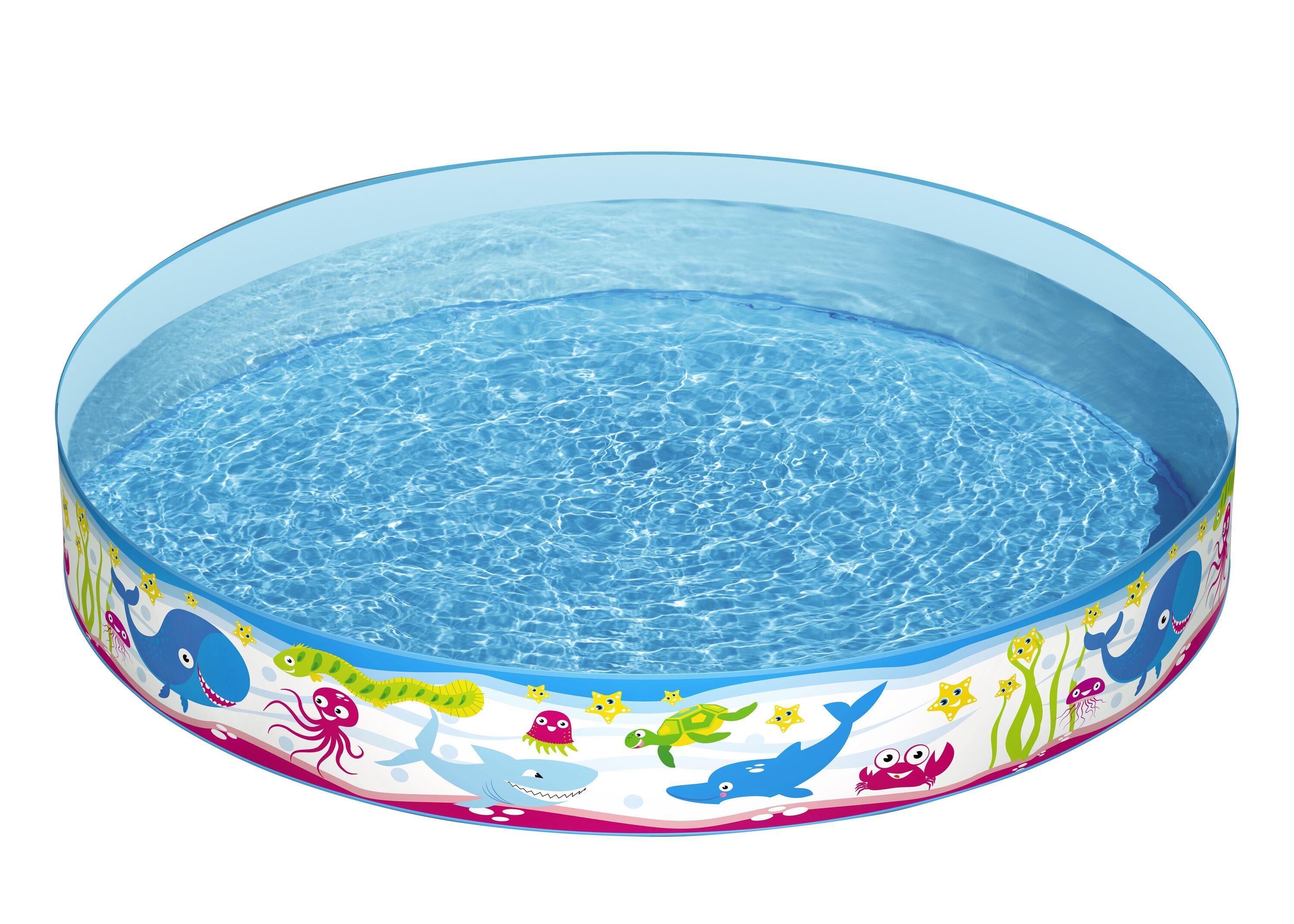 BESTWAY Φ1.52M X H25CM FILL 'N FUN POOL (Contents:One pool, repair patch.) Age 2+