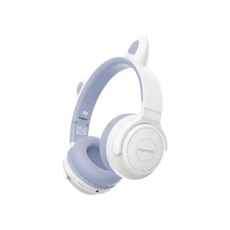 Promate - Panda KidSafe Kawaii Style Wireless Kids Headset - Lilac