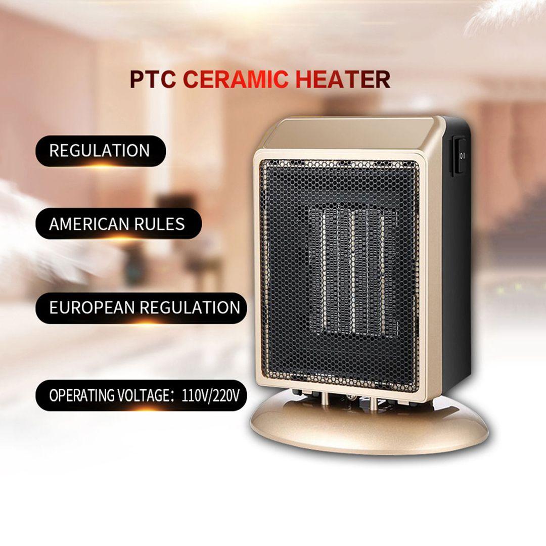 YND-900 Mini Space Heater 900W Electric Heater Fan Bathroom PTC Ceramic Heater