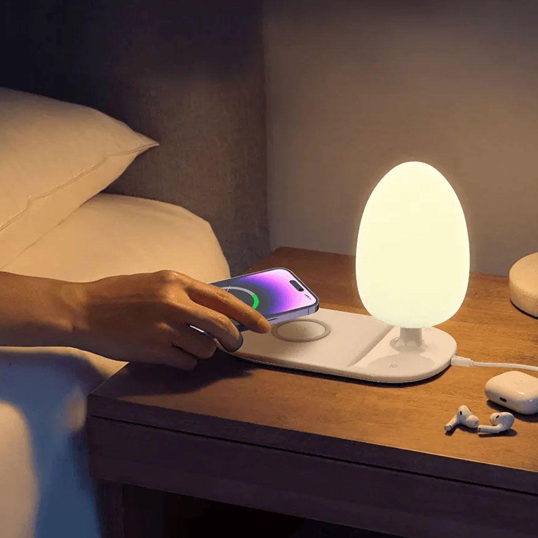 LDNIO Y3 Wireless Desk Lamp and Charger with RGB Light 