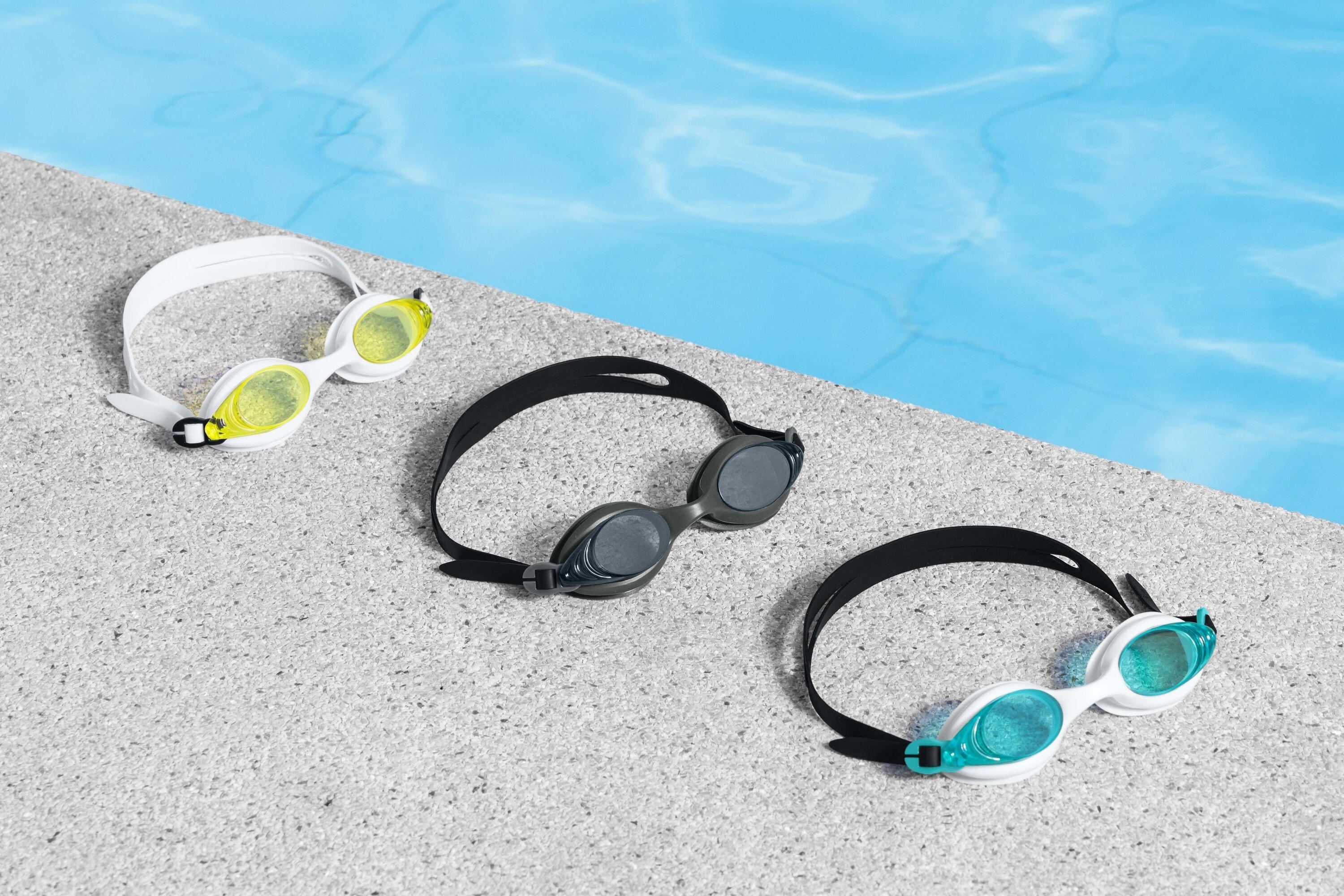 BESTWAY  LIGHTNING PRO GOGGLES (Contents:one pair of goggles, 3 assorted colors) Age 14+