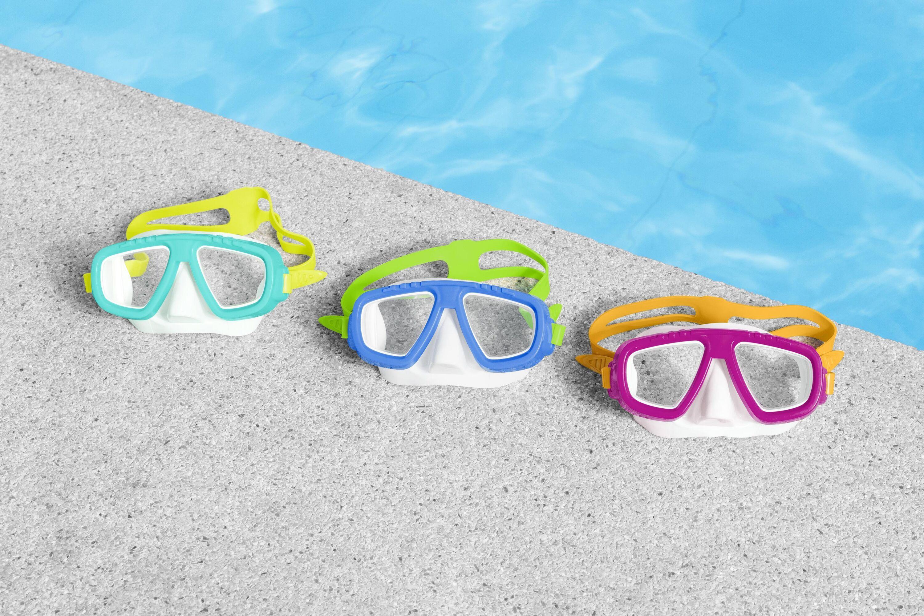 BESTWAY  AQUA CHAMP ESSENTIAL MASK (Contents:one Mask, 3 assorted colors) Age 3+