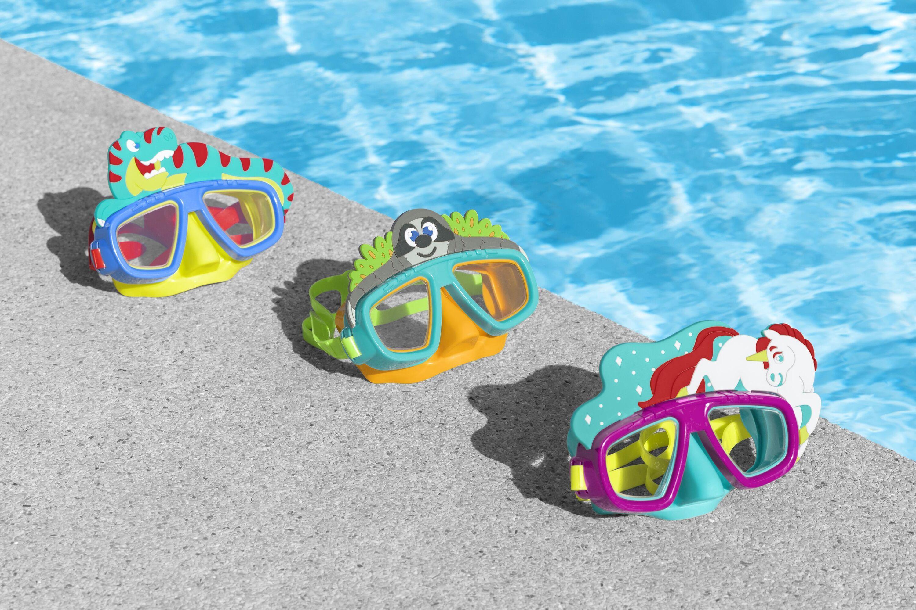 BESTWAY  AQUAPALS MASK (Contents:one Mask, 3 assorted colors) Age 3+