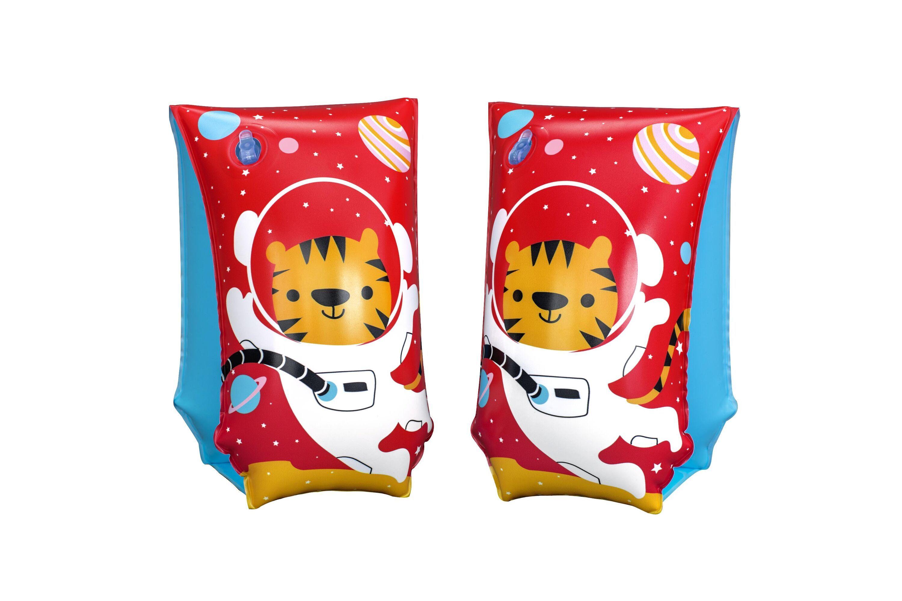 BESTWAY 30CM X 15CM AQUATIC LIFE ARMBANDS (Contents:1 pair of armbands.) Age 5-12