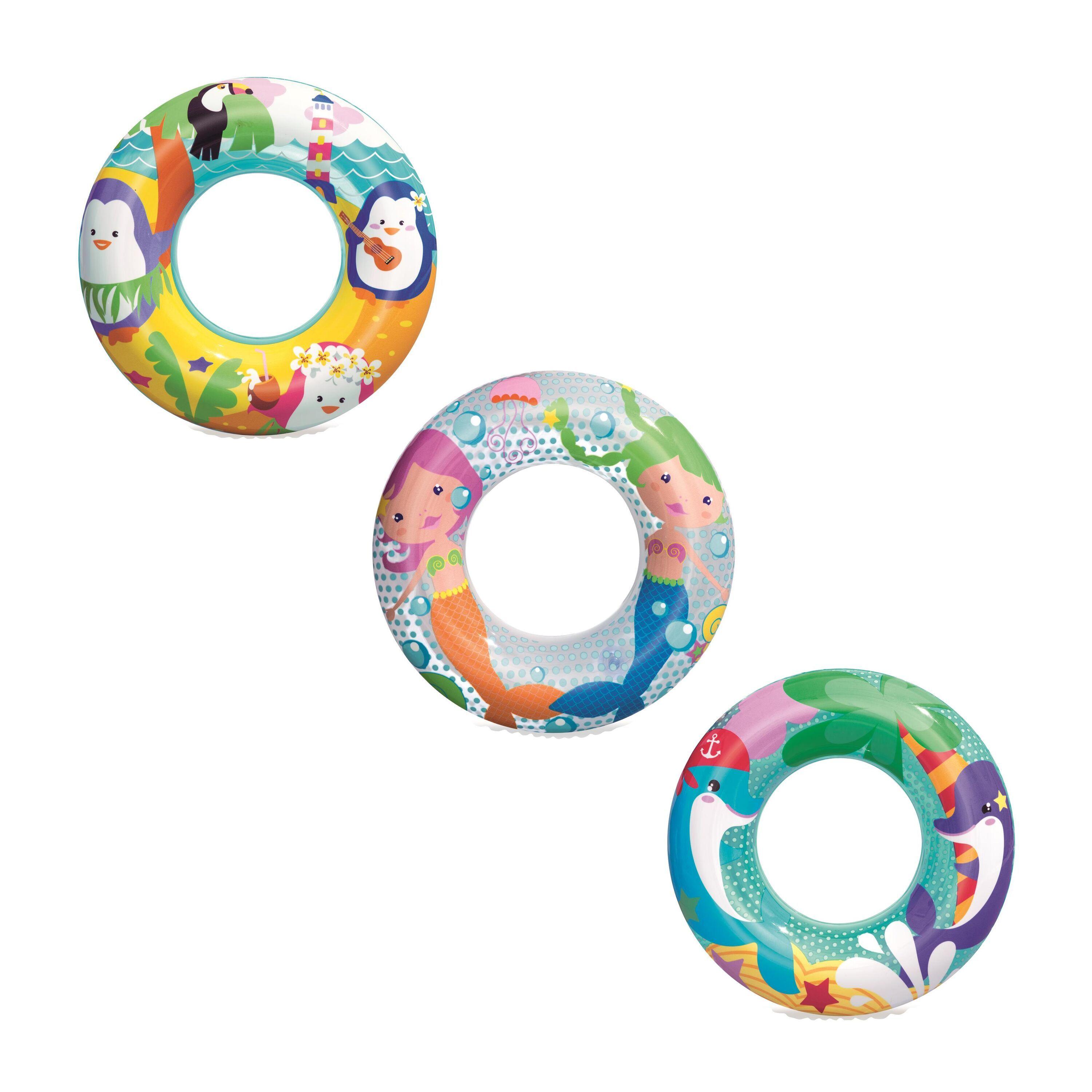 BESTWAY Φ51CM SEA CREATURE SWIM RING (Contents: One swim ring.) Age 3-6