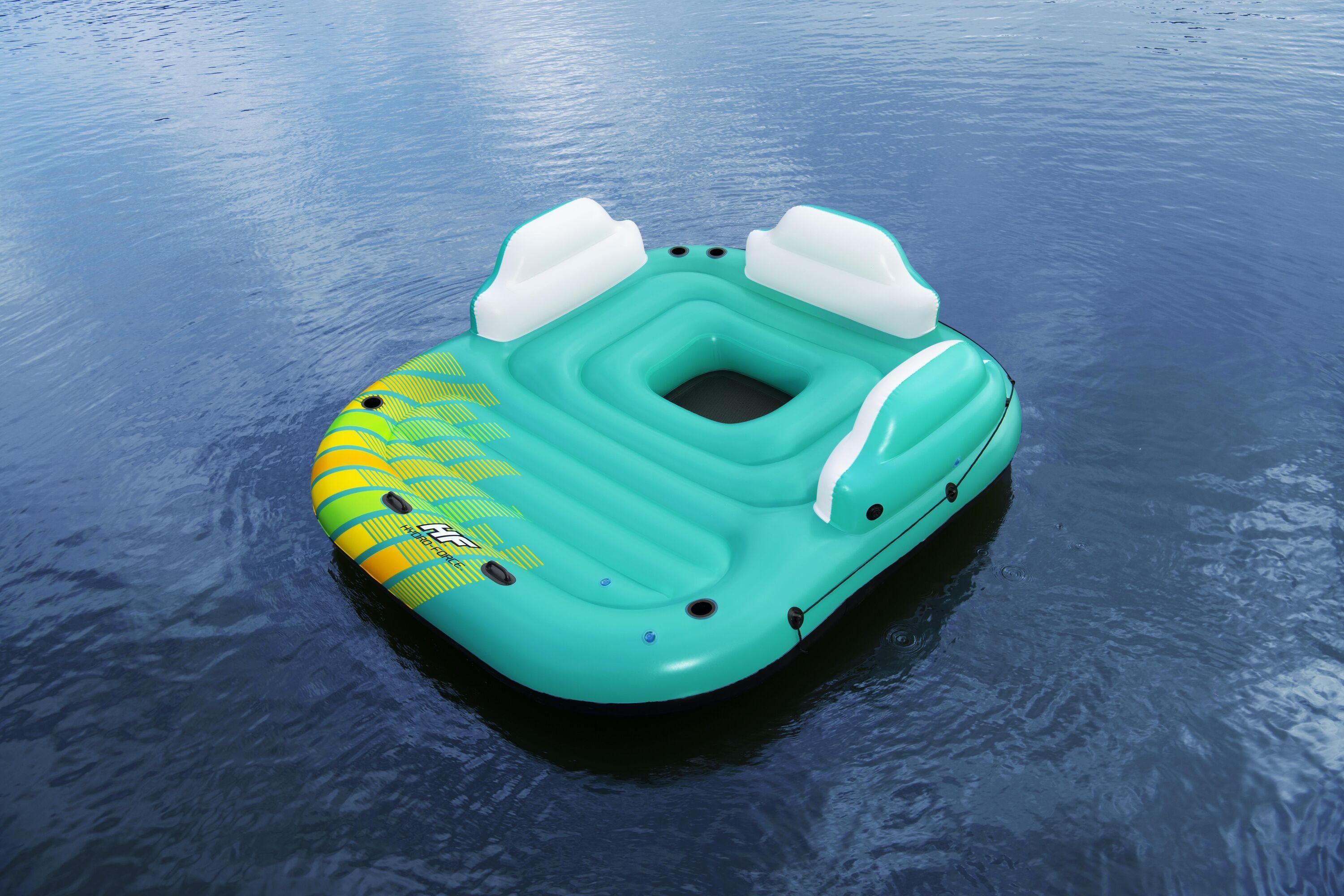 BESTWAY 3.00M X 2.75M SUNNY LOUNGE ISLAND (Contents:1 island, 1 sunshade, 1 anchor bag,repair patch) 