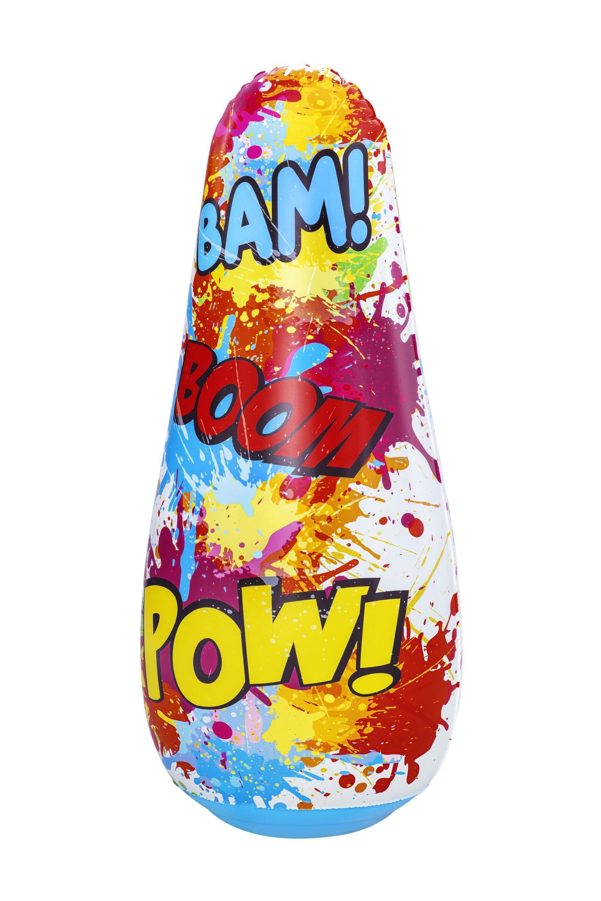 BESTWAY 119CM COMIC BLAST BOP BAG (1 punching bag) Age 3+