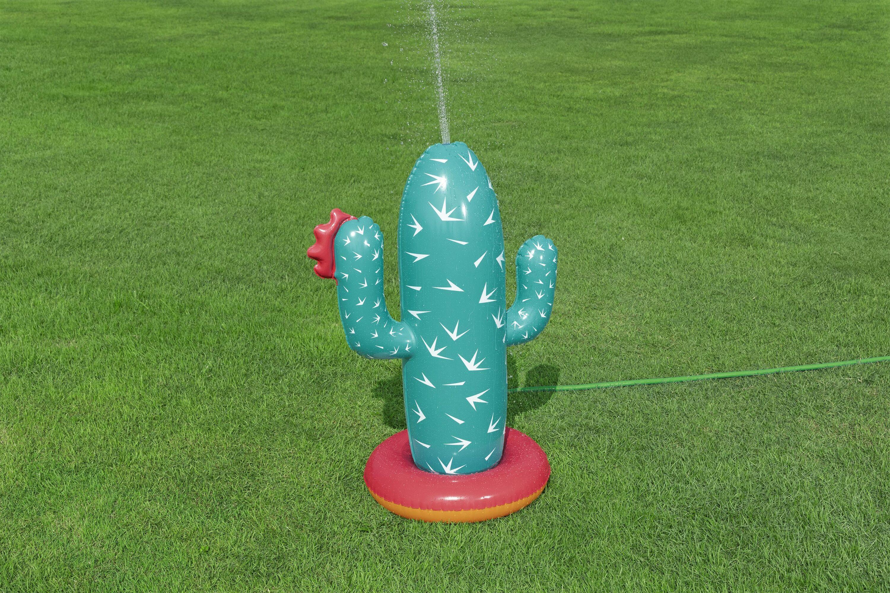BESTWAY 74cm x 56cm x 1.04m Cactus Oasis Sprinkler (1 sprinkler, repair patch) Age 2+