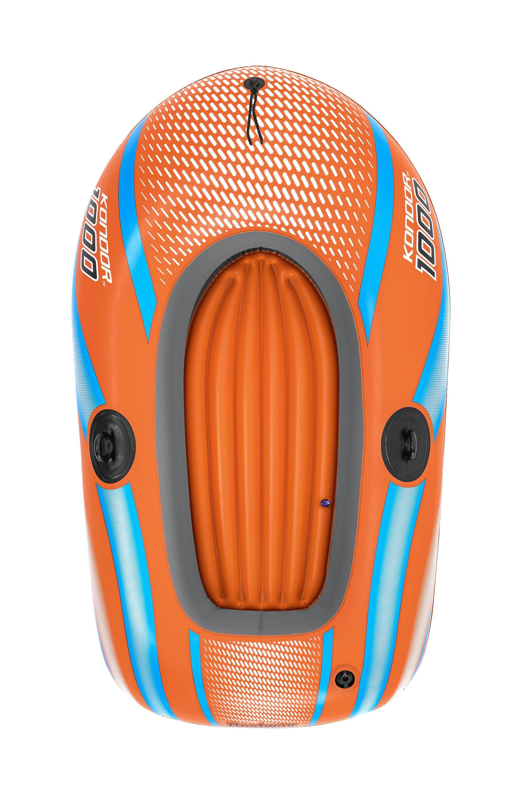 BESTWAY 1.49m x 85cm Kondor 1000 Raft (1 boat,repair patch) Age 6+