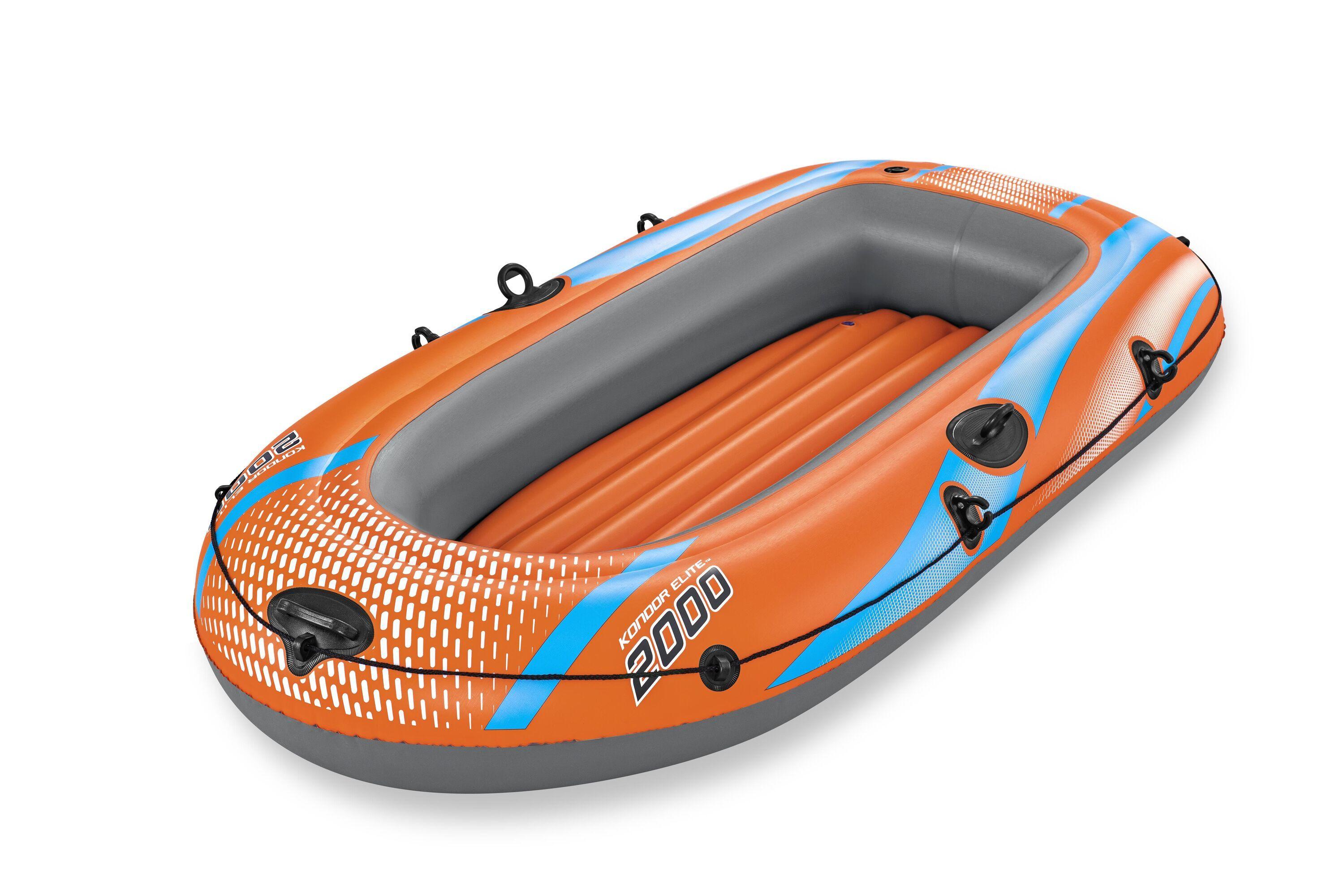 BESTWAY 1.96M X 106CM KONDOR ELITE 2000 RAFT (1 boat,repair patch) 