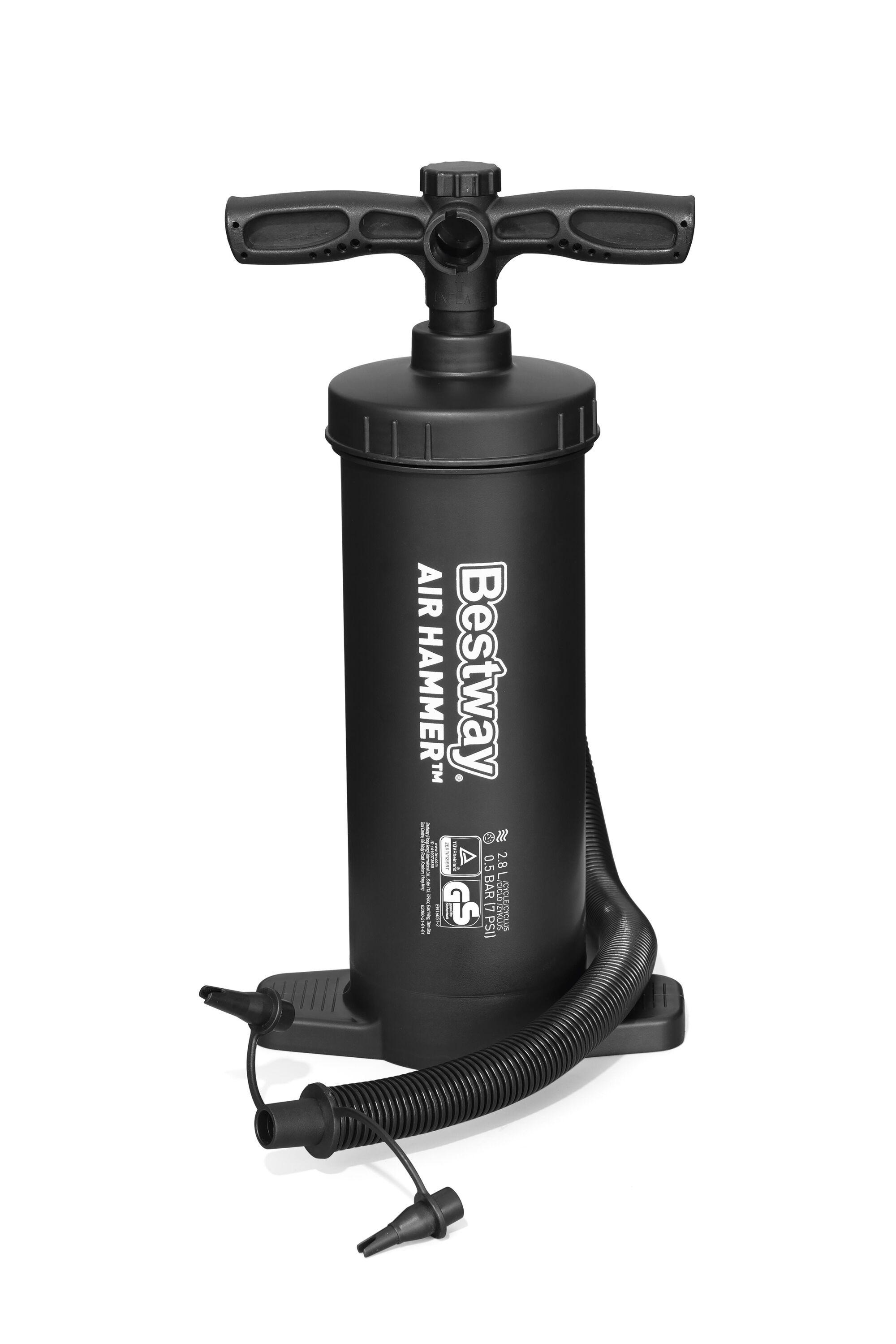 BESTWAY 3.21M X 1.00M RAPID X2 KAYAK (Contents:1 boat, 2 paddles,1 hand pump,2 fins, 1 carry bag,repair patch) 