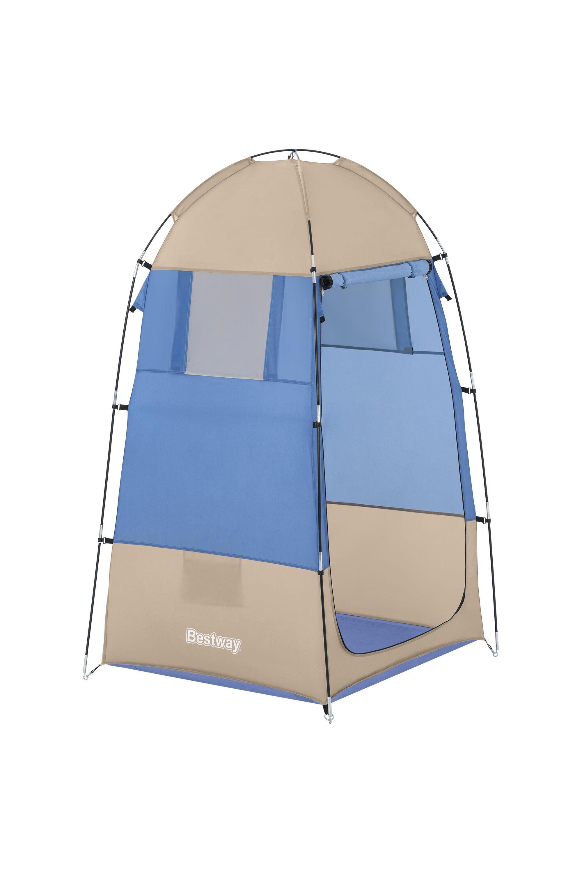 BESTWAY 1.10M X 1.10M X 1.90M STATION PORT (Contents:Tent, Carry Bag, Eight Pegs, One Layer) 