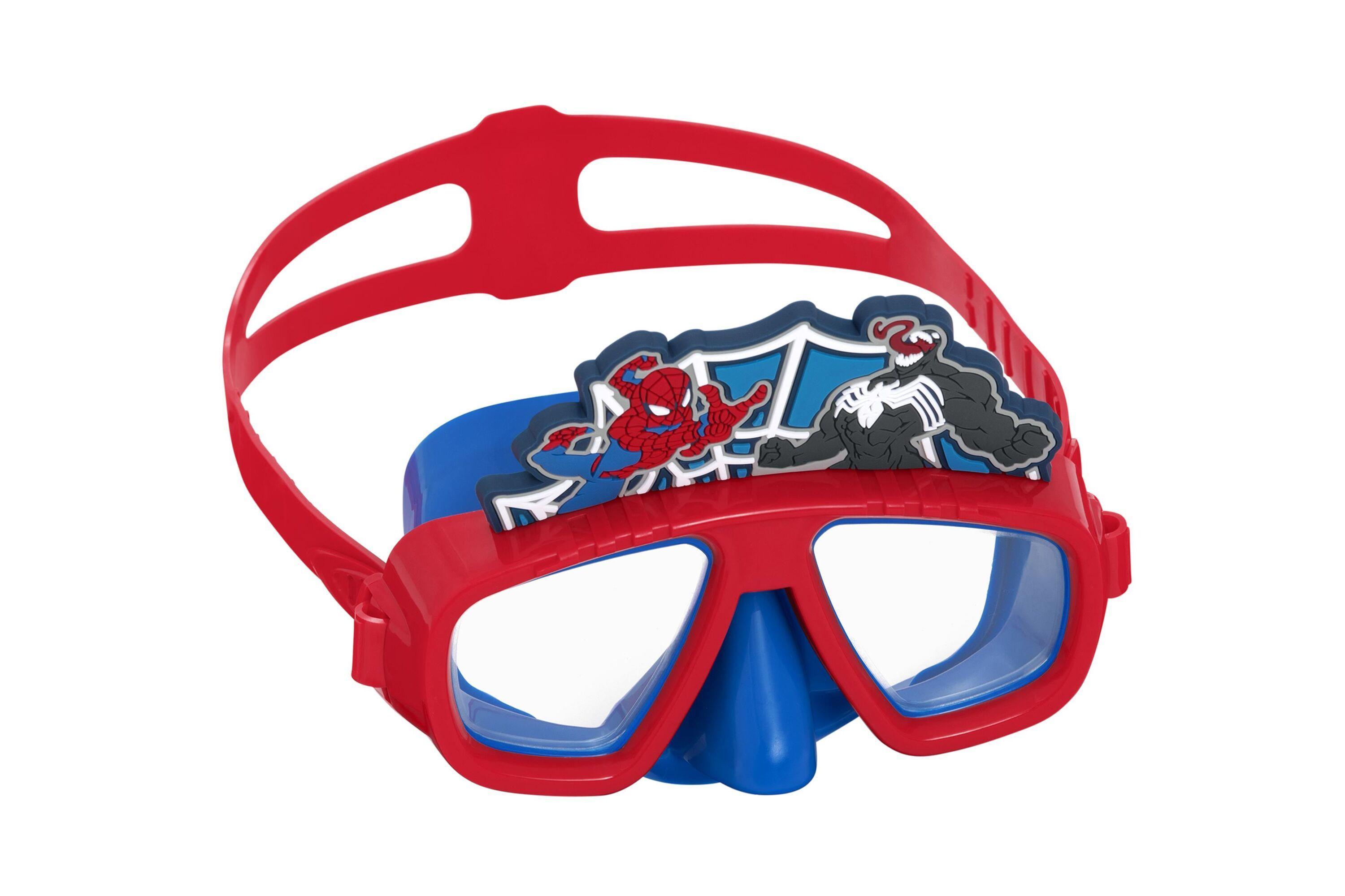 BESTWAY  DELUXE MASK SPIDERMAN (one Mask, 1 assorted colors) Age 3+