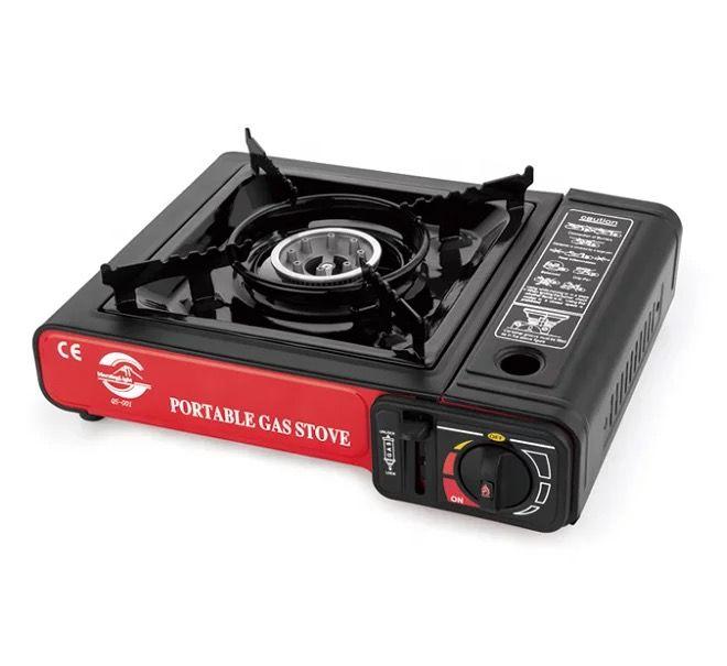  Portable Electronic Ignition Gas Stove Outdoor BBQ Camping Cooking Burner Kit (single using) 