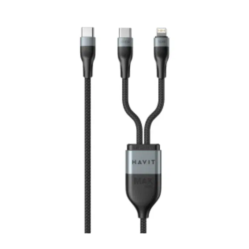 HAVIT CB6326 3-in-1 Fast Charging Cable – 1.2m