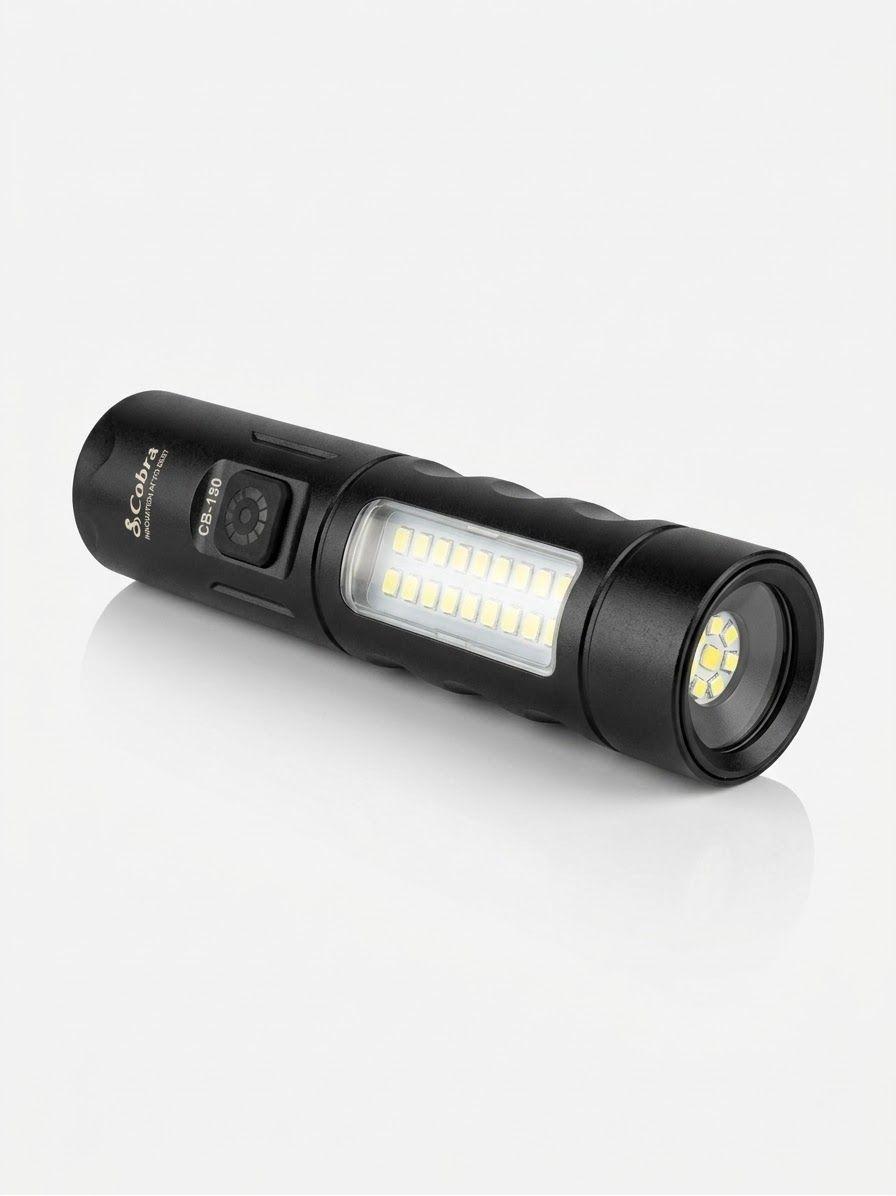 Cobra CB-150 Ultra Bright Flashlight – Long Range USB-C Rechargeable