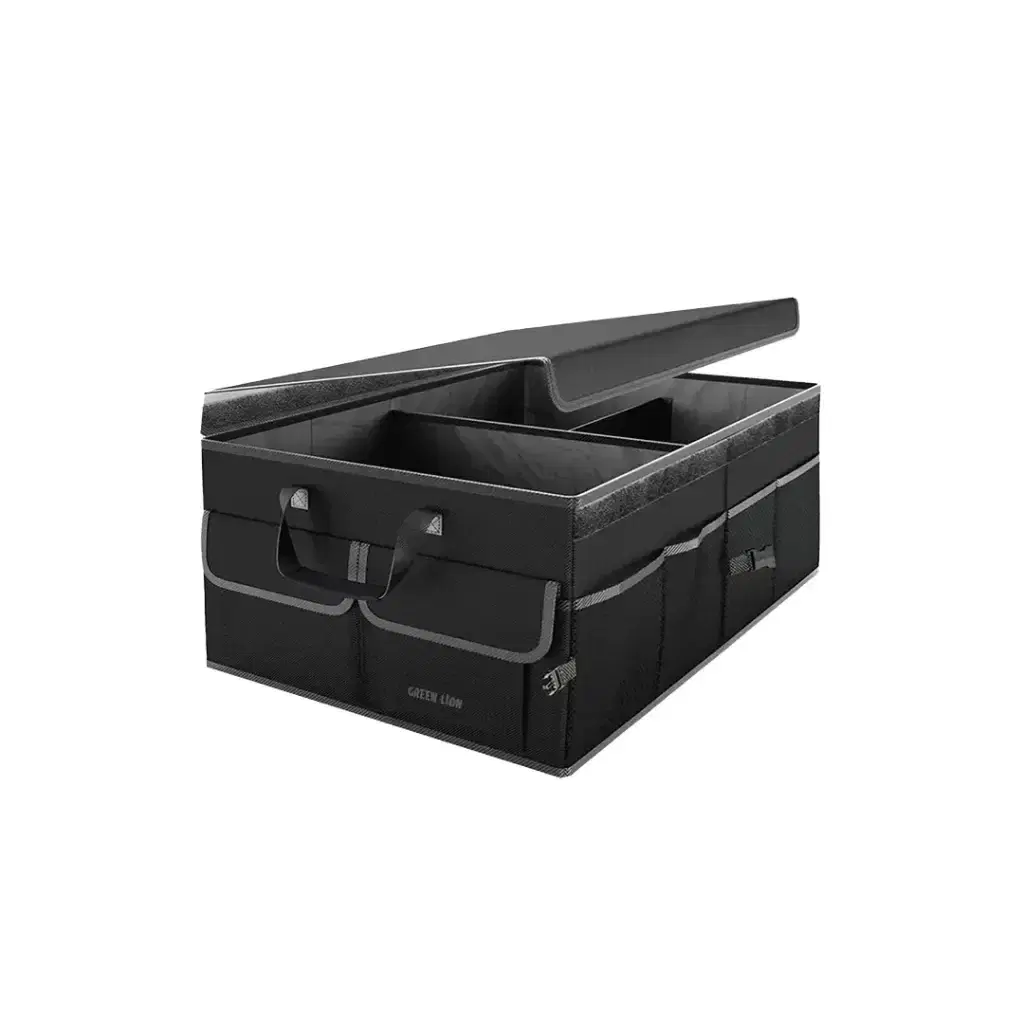 Green Lion Car Trunk Organizer 57L - GNCRTORG57BK