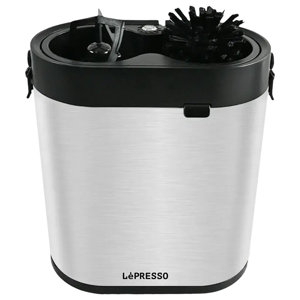 LePresso LPCMPC0066SL Sterilix Portafilter Cleaner Machine - Silver