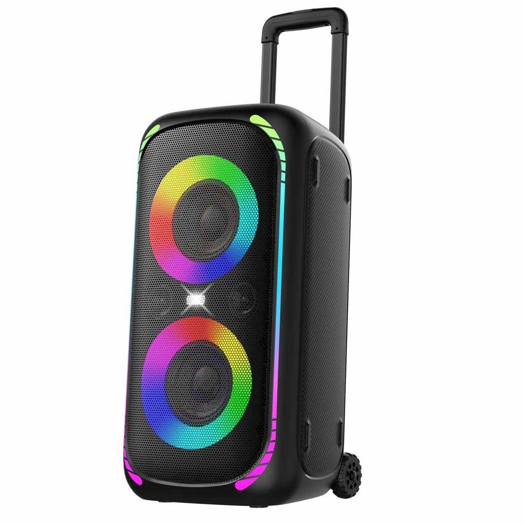 Porodo PD-BASHX-BK Soundtec 640W Party Speaker with Trolley