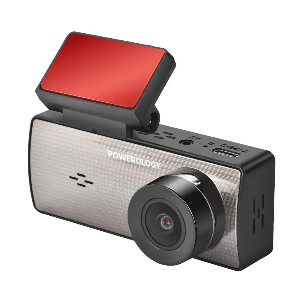 Powerology PDCAM2K1 Dual Recording Dash Camera