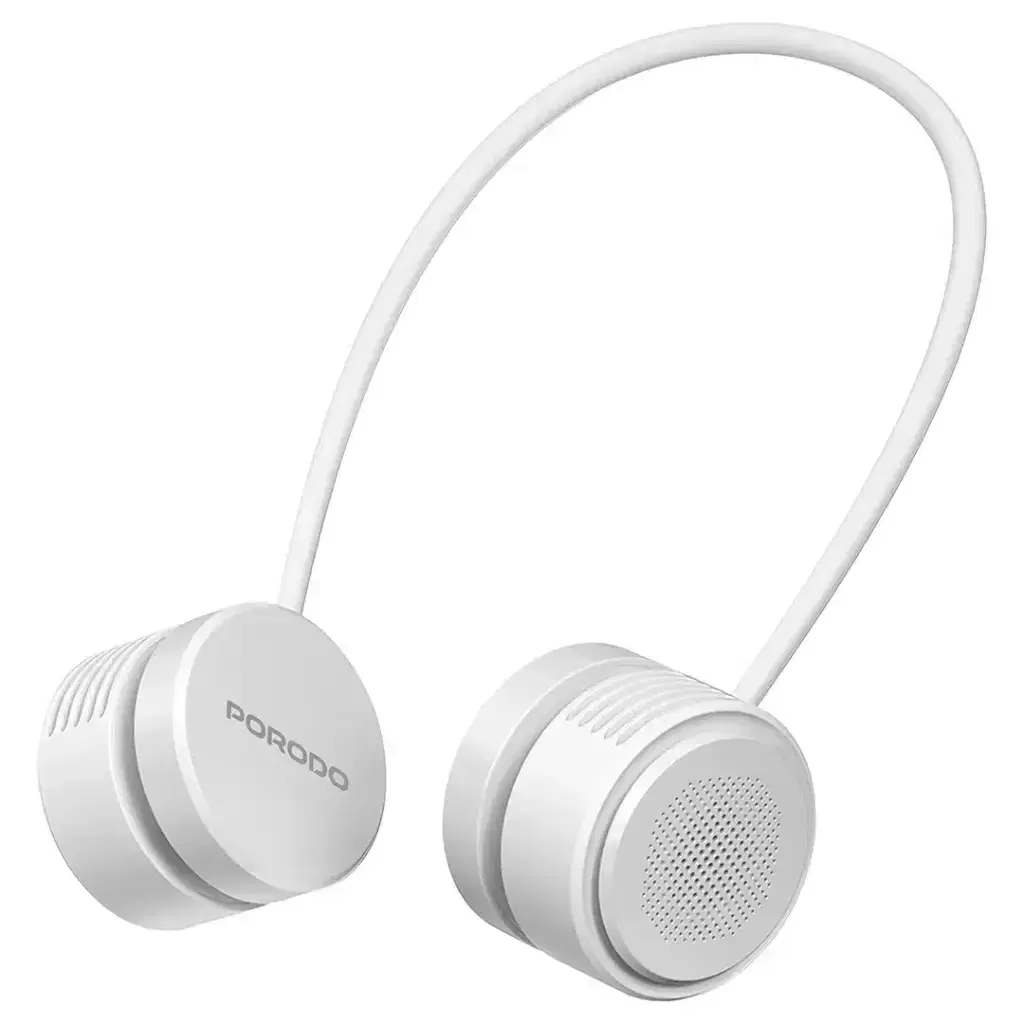 Porodo Lifestyle PDLFST187WH AirFlex Bladeless Neck Fan