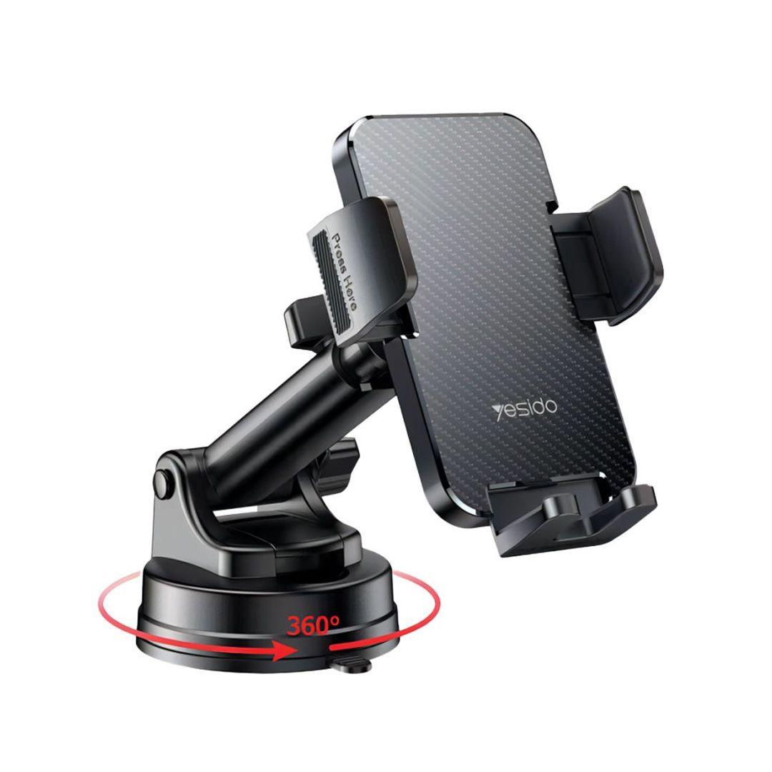 Yesido C173 Mobile Phone Holder with 360° Rotation and Adjustable Clip