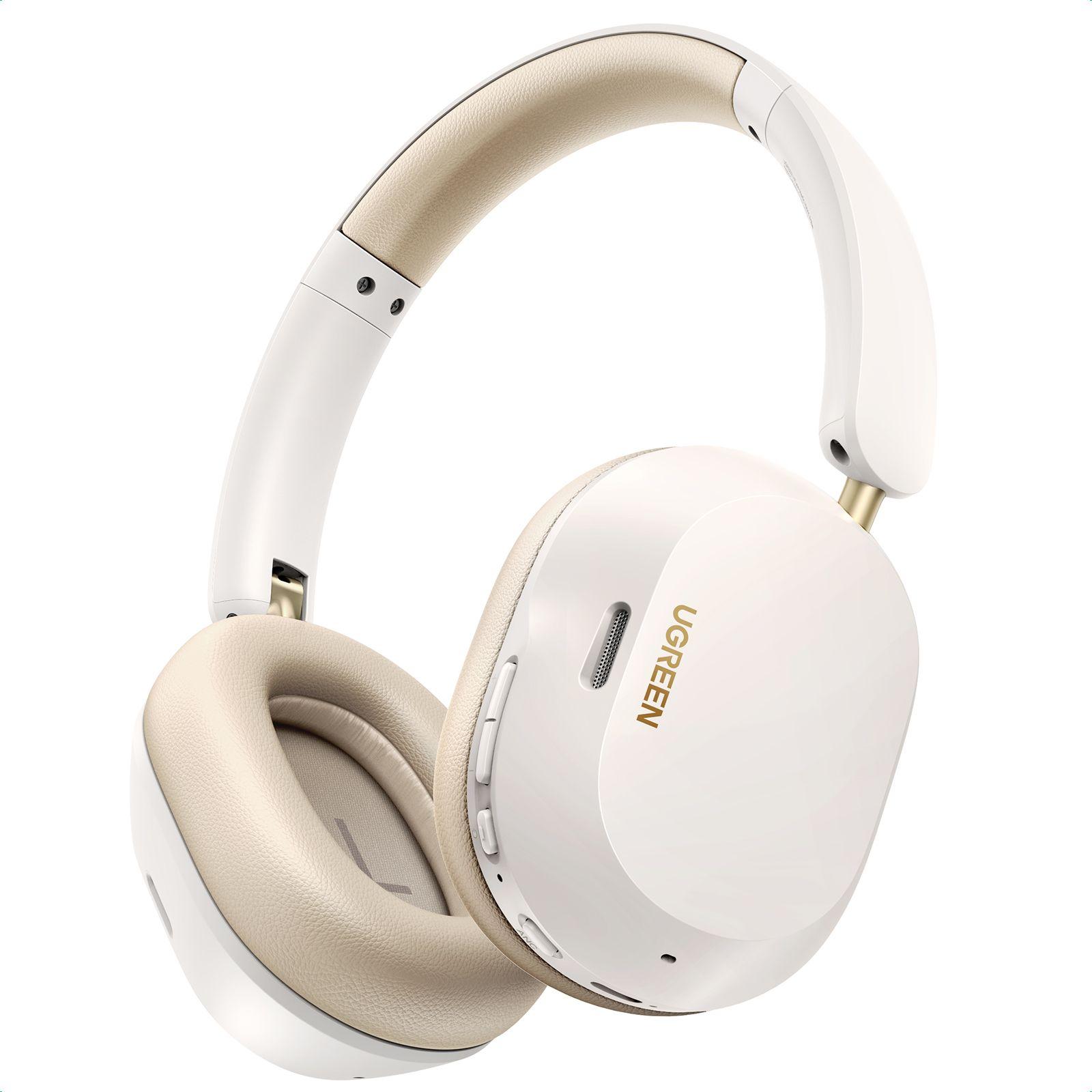 UGREEN HiTune Max5c Hybrid Active Noise-Cancelling Headphones White