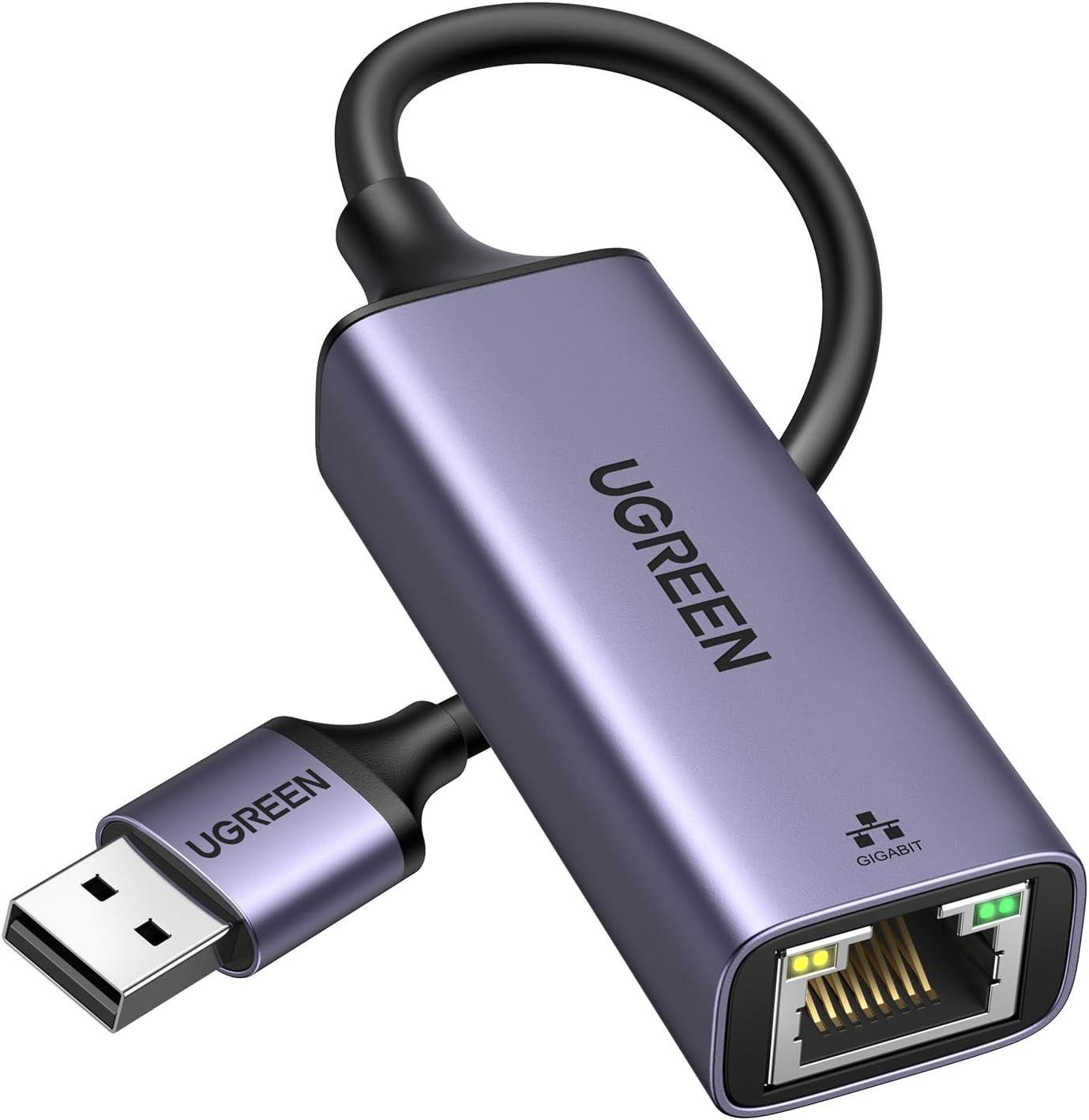 UGREEN USB Ethernet Adapter for Nintendo Switch, MacBook, Surface Pro, PC