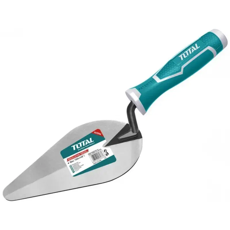 TOTAL THT82716 Triangular Bricklaying Trowel – 7″ (175 mm)