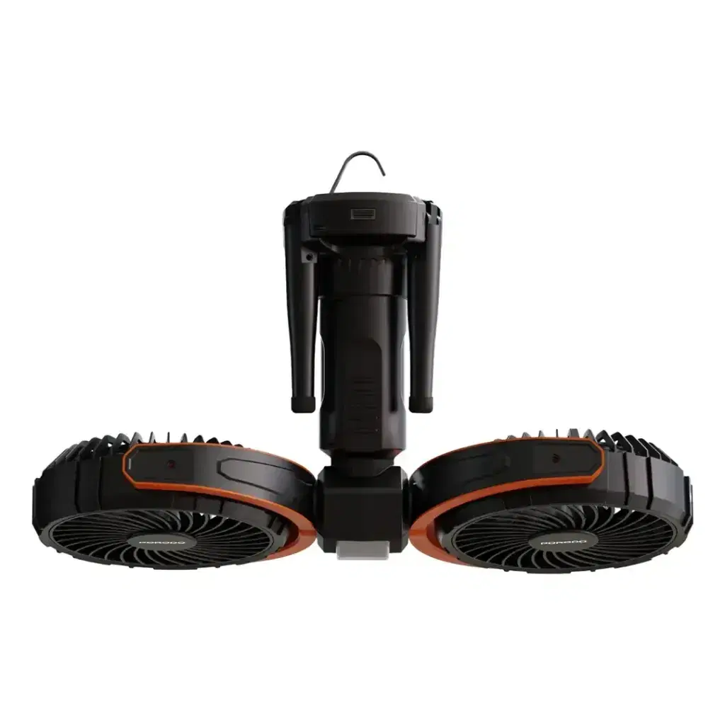Porodo Lifestyle Dual-Head Oscillating Fan - PD-LFST150-BK