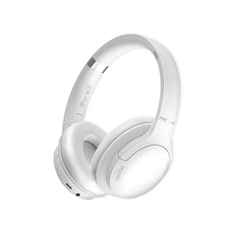 Promate - LaBoca-Pro High Fidelity Over-Ear Wireless Headphones - White